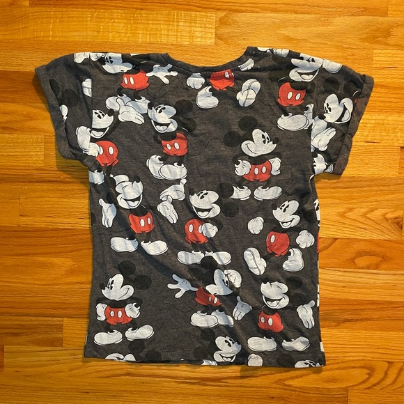DISNEY Mickey Mouse Tee Shirt with Rolled Sleeves - Picture 4 of 4
